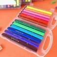 thumbnail image 2 of Drawing Pens 12 Bright Colors Portable Wide Application Stimulate Creativity Water Color Pen for Coloring Craft DIY, 2 of 3