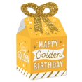 thumbnail image 1 of Big Dot of Happiness Cumpleaños Dorado - Cajas de Regalo Cuadradas - Cajas de Lazo para Fiesta de Feliz Cumpleaños - Juego de 12, 1 of 5
