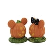 thumbnail image 2 of Department 56 Disney Village Mickey's Pumpkintown Topiaries Halloween Village Figurines 1.75in H, 2 of 3
