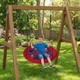Superman 40” Saucer Tree Swing for Kids – Heavy-Duty Flying Disc Swing ...