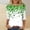 #194-Green, variant on Ounisa Womens 3/4 Sleeve T Shirt Crew Neck St.Patrick's Day Printed Pullover Loose Fit Casual Fashion Trendy Tops S-3XL