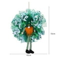 thumbnail image 2 of VOTRUDI Spring Saint Patrick's Day Front Door Wreath,St. Patrick's Day Wreaths for Front Door,Irish Festival Decor Pygmy Wreaths St. Paddy's Day Decorations,21x20in，Green, 2 of 4