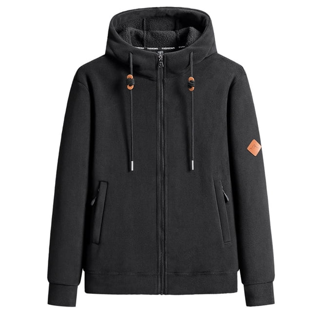 Men's Hooded Sweatshirt Long Sleeve Casual Pullover Warm Winter Outdoor Comfortable Soft Solid Color Top