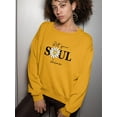 thumbnail image 2 of Lets Your Soul Shine Daisy Sweatshirt Women -Image by Shutterstock, Female Large, 2 of 4