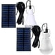 thumbnail image 1 of Bombilla solar, lámpara LED solar para camping, pesca, senderismo, actividades en interiores y exteriores, paquete de 2, 1 of 5