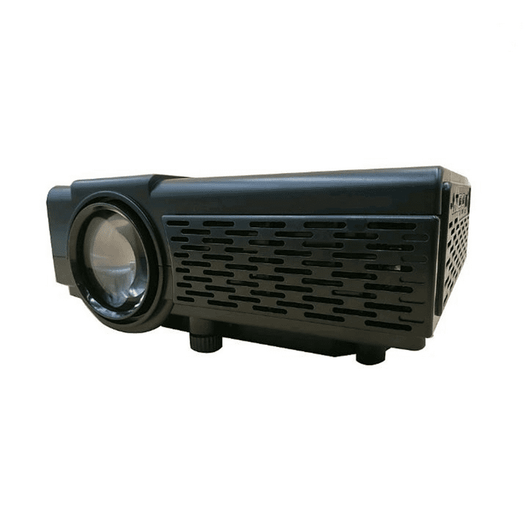 Restored RCA Bluetooth 1080p Home Theatre Projector 2x HDMI 1x A V 1x VGA RPJ107 Black Refurbished