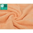 thumbnail image 3 of American Soft Linen Luxury 4 Piece Washcloth Set, 100% Cotton Turkish Washrags and Washcloths, Malibu Peach, 3 of 6