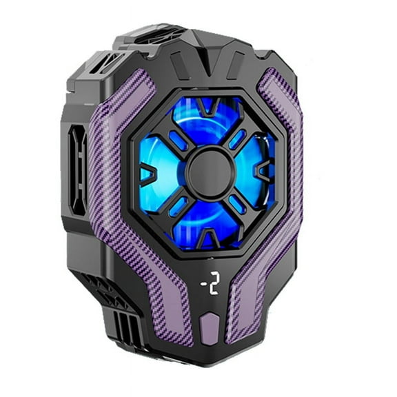 F18 Digital Display Mobile Phone Cooling Fan Radiator Back-Clip Game Cooler for Phone Gaming Cool Heat Sink