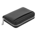 thumbnail image 4 of EeaseCA Portable Card Holder Stylish Credit Cards Holder Cowhide Cards Container Multi-card Slot Card Pouch, 4 of 8