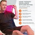 thumbnail image 3 of LOOKEE® HealGlow™ Pro Medical Infrared & Red Light Therapy Belt | Programmable with 10 Therapy Modes | Proudly Canadian | 60W Rating Professional LED Infrared Light Therapy for Full Body Pain Relief, 3 of 9