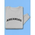 thumbnail image 3 of Text. Arkansas Men Sweatshirt, Male 4X-Large, 3 of 4