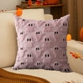 thumbnail image 6 of Halloween Pumpkin Pillowcase Cotton Soft With Pumpkin Ghost Pattern Invisible Zipper For Sofa Bedroom Holiday Party Decoration, 6 of 6