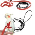 thumbnail image 4 of Bird Harness Adjustable Parrot Nylon Leash For Eastern Bluebonnet Parrot, 4 of 8