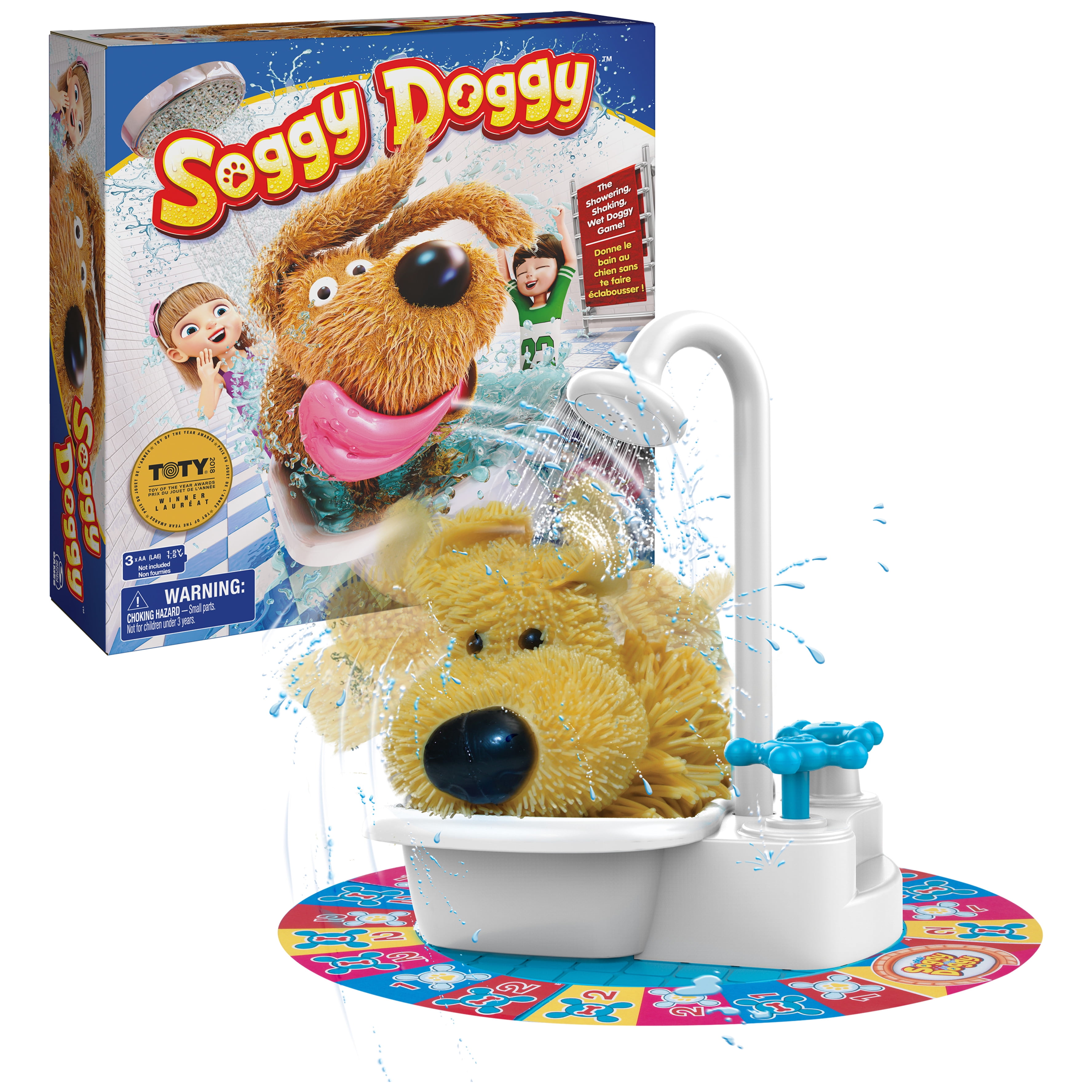 Spin Master Soggy Doggy, Award-Winning Board Game , for Kids Ages 4 and up