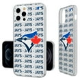 thumbnail image 4 of Toronto Blue Jays Text Backdrop Clear iPhone Case, 4 of 7