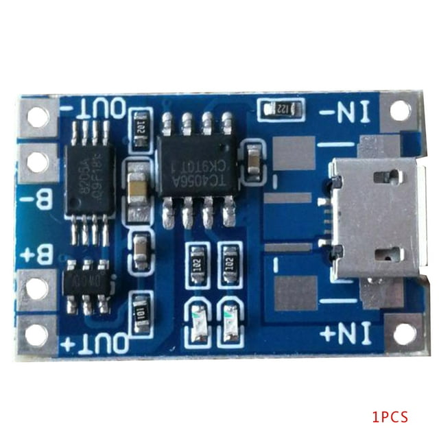 VONKY Carte de Module de Chargeur de Batterie au Lithium 1A 1-10 Pcs 5V Micro Rechargeable USB 1pcs type 1