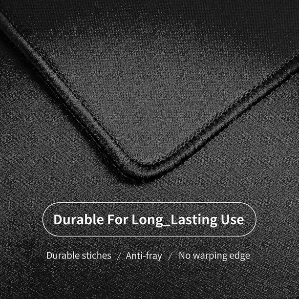 Alfombrilla de ratón grande para juegos con base de goma antideslizante, borde cosido, alfombrilla de escritorio para computadora portátil, computadora y PC, almohadilla de muñeca