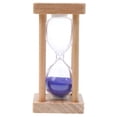thumbnail image 2 of Reloj De Arena Con Marco Cuadrado De Madera De 2 X 5 Minutos, Reloj De Arena, Reloj De Arena, Color Morado Sunnimix Reloj de arena, 2 of 8