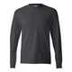 thumbnail image 1 of Camiseta de manga larga Hanes ComfortSoft para hombre, gris humo, M Hanes 5586, 1 of 1