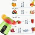 thumbnail image 5 of Licuadora Portátil, Mini Batidora de 6 Cuchillas para Batidos, Malteadas y Jugos, Exprimidor de Mano Portátil con Carga USB., 5 of 5