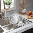 thumbnail image 5 of Kitchen Details 4188 Over the Sink Dish Rack, White, 5 of 5