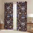 thumbnail image 2 of Homewish Chic Flowers Blackout Curtains Set of 2 (52x84 Each) For Teens Female Girls,Spring Garden Window Curtains,Floral Blossoms Curtains and Drapes,Lightweight Room Decor, 2 of 6