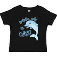 thumbnail image 3 of Inktastic Dolphin-itely the Cutest Boys or Girls Toddler T-Shirt, 3 of 5