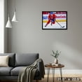 thumbnail image 4 of Brendan Gallagher Canadiens de Montréal Toile de Patinage Encadrée 20x29, 4 of 4