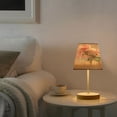 thumbnail image 6 of BZSMCE Table Lamp Creative Pink Roses Pattern Simple Pattern Night Light, 6 of 8