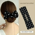 thumbnail image 2 of Women's Twist in Summer Bowknot Hair Curler New Minced Pork Balls Magic Tie Up The Hair Artifact Butterfly Hair Clip, 2 of 10