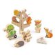 thumbnail image 1 of Tender Leaf Toys - Amigos del jardín apilables - 14 piezas de juguete de madera para apilar y equilibrar y juego educativo con bolsa de viaje gratuita - El aprendizaje temprano desarrolla el pensamien, 1 of 1