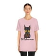 thumbnail image 3 of DJ Doberman Musician Dog Funny Unisex Jersey Short Sleeve Tee, 3 of 10