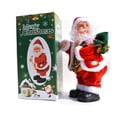 thumbnail image 4 of Muñeco de peluche eléctrico musical de Papá Noel que hace twerking, regalo de Navidad para niños, adornos navideños de Año Nuevo 2023, Navidad, 4 of 5