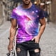 thumbnail image 1 of Tops para hombre, blusas y camisas de manga corta con cuello redondo para hombre. Camiseta casual de manga corta con cuello redondo y estampado de cielo para hombre. Blusa para hombre., 1 of 5