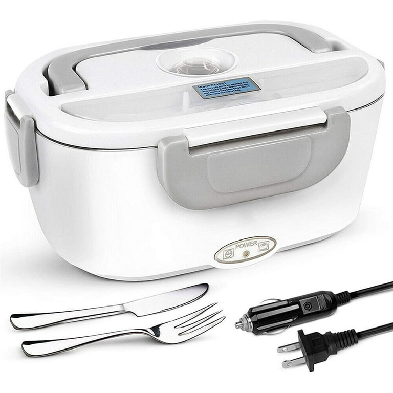 OTTSIGNATURE Electric Lunch Box Food Heater - 60W Portable Food Warmer for  On-the-Go - Heated Lunch …See more OTTSIGNATURE Electric Lunch Box Food
