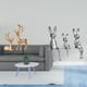 thumbnail image 2 of Escultura Artesanal Coleccionable De Familia De Conejos Y Renos Europeos, Figura De Animal, Adorno Para Centro De Mesa De Escritorio, Decoración De Estantería De Gabinete, 2 of 8