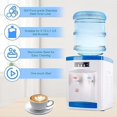 thumbnail image 5 of Countertop Hot and Cold Water Cooler Dispenser,Water Cooler Dispenser,Top Loading Cooler Dispenser,Desktop Hot and Cold Dispenser for Home Kitchen Offices Dorm, 5 of 7