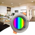 thumbnail image 4 of RGB CW 7W LED Smart Multicolor Plafonnier Downlight Wifi Control AC 85-265V(Noir), 4 of 9