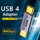 thumbnail image 5 of Convertidor de carga 20V 5A 40Gbps USB4.0 Adaptador de transferencia de datos para Thunderbolt 4 FLhrweasw  El nuevo, 5 of 6