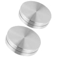 thumbnail image 4 of Raindrops  2 Pcs Metal Cake Stand Bearings Turn Table Turntable Decorating Rotating Display Aluminum Silver, 4 of 8