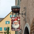 thumbnail image 6 of Merry Christmas Garden Flag Double Sided Polyester Outdoor Decorative Yard Banner with Santa Holly Design for Holiday Lawn Patio Decor 12.5 x 18 Inch#23731, 6 of 6