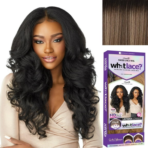 Sensationnel What lace 13x6 wigs - latisha synthetic wig cloud 9 with preplucked hairline hd lace - Whatlace Latisha (FLAMBOYAGEMOCHA)