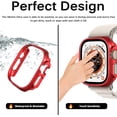 thumbnail image 5 of KOMI Compatible for Apple Watch Ultra/Ultra 2 49mm Case Hard PC [Without Screen Protector], Ultra-Thin Lightweight Shockproof for Women Men Bumper Case for Apple Watch 49mm Ultra 2(Red), 5 of 5