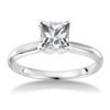 1 Carat Princess-Cut Diamond Solitaire in 14kt White Gold - IGI Certified