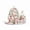 White, variant on Weebloom Large School Backpack With Lunch Box Pencil Case For Kids Girls Cute 4Pcs Floral School Bags Set Cartoon Lightweight Travel Daypack Cute Bookbag Middle High School College Black