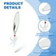 thumbnail image 3 of Uxcell 10Pcs 3/5 oz Cucharas de Pesca de Metal Señuelos de Pesca Cuchara de Lanzamiento Tono Plateado, 3 of 5