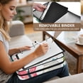thumbnail image 5 of Haosy Accordion File Organizer Zipper Binder 500 Sheet 6-Tab Expanding File Folder Multi-Pocket 1.2 Inch 3 Ring Cute Koala and Butterfly, 5 of 7