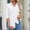 27# White, variant on Womens Button Down Shirt 3/4 Sleeve Wrinkle Free Stretch Collared Dress Shirt Business Casual Work Blouse Gray XL
