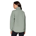 thumbnail image 2 of RBX Active Women's Soft Quilted Mock Neck Jacket with Pockets, 2 of 5