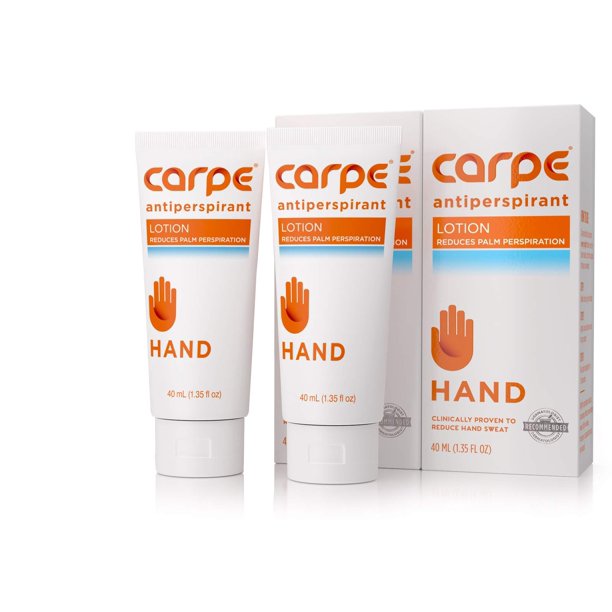 Carpe Antiperspirant Hand Lotion (Pack of 2), A Nonirritating
